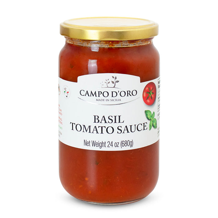 Campo d'Oro Basil Tomato Sauce, 24 oz | 680g