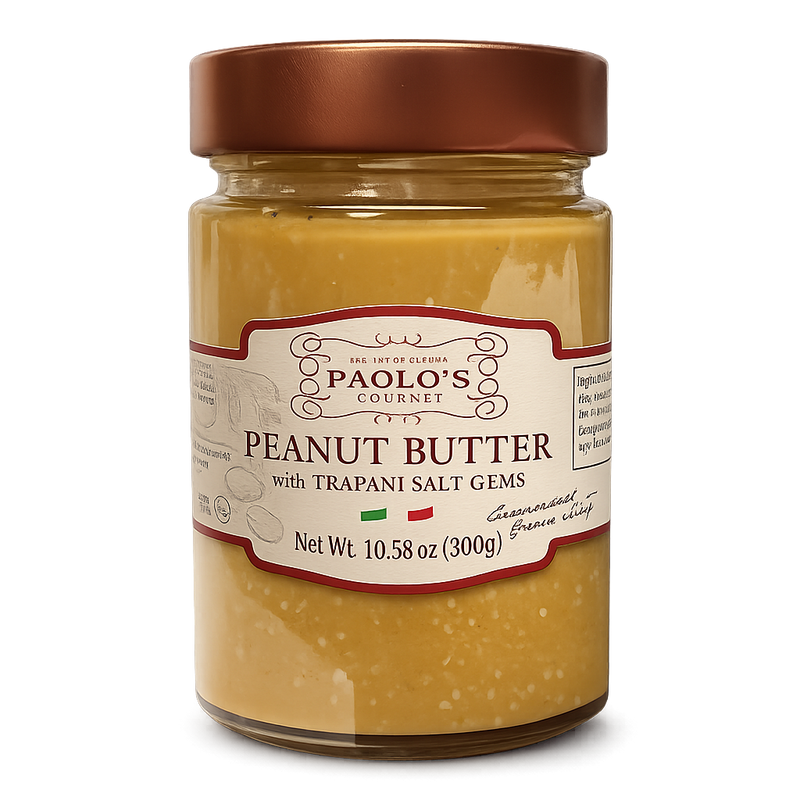 Paolo's Peanut Butter w/ Trapani Salt Gems, 10.58 oz | 300g