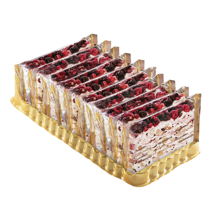 Quaranta Soft Forest Fruits, Torrone Slice, 5.29 oz | 150g