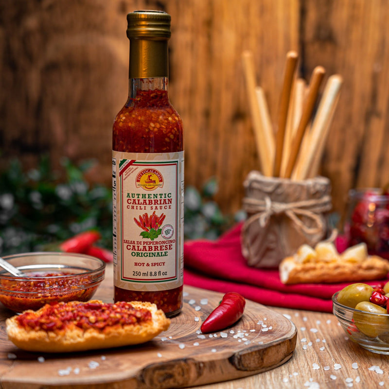 Tutto Calabria Authentic Calabrian Chili Sauce,  8.8 oz | 250g