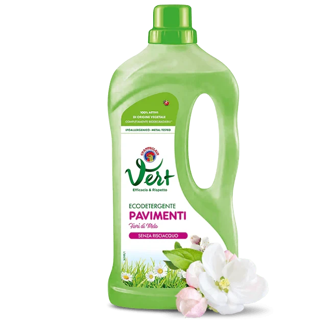 Chanteclair Vert Fiori di Melo Eco-Cleaner Detergent for Floors, 33.8 oz | 1000ml