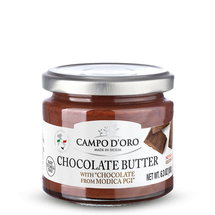 Campo D'Oro Chocolate Butter, 6.3 oz | 180g