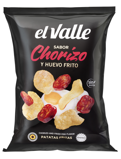 El Valle CHORIZO AND FRIED EGG TASTE CHIPS, 4.58 oz | 130g