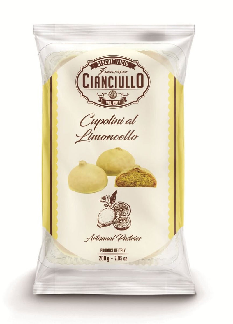 Cianciullo Cupolini Limoncello Almonds Sweets, 200g | 7.05 oz