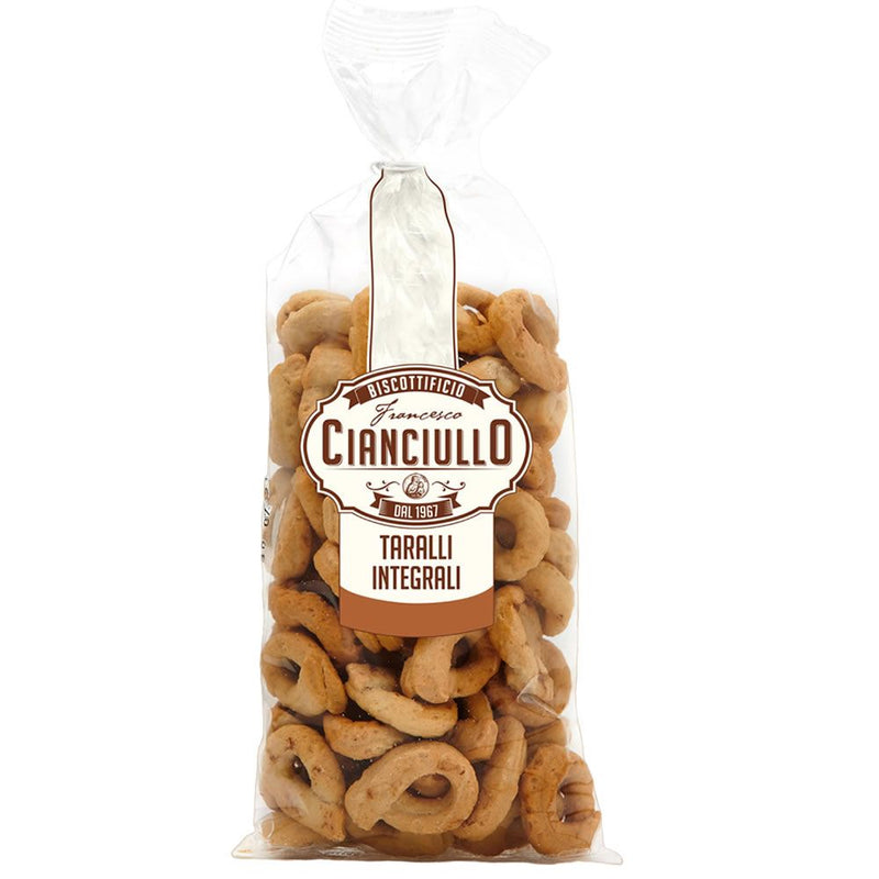 Cianciullo Taralli Whole Wheat, 10.58 oz | 300 gr