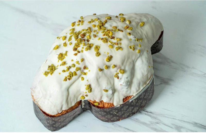 Caffe Masulli Colomba Pistachio, w/ Jar Pistacchio Spread, 35.27 oz | 1kg