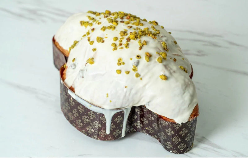 Caffe Masulli Colomba Pistachio, w/ Jar Pistacchio Spread, 35.27 oz | 1kg