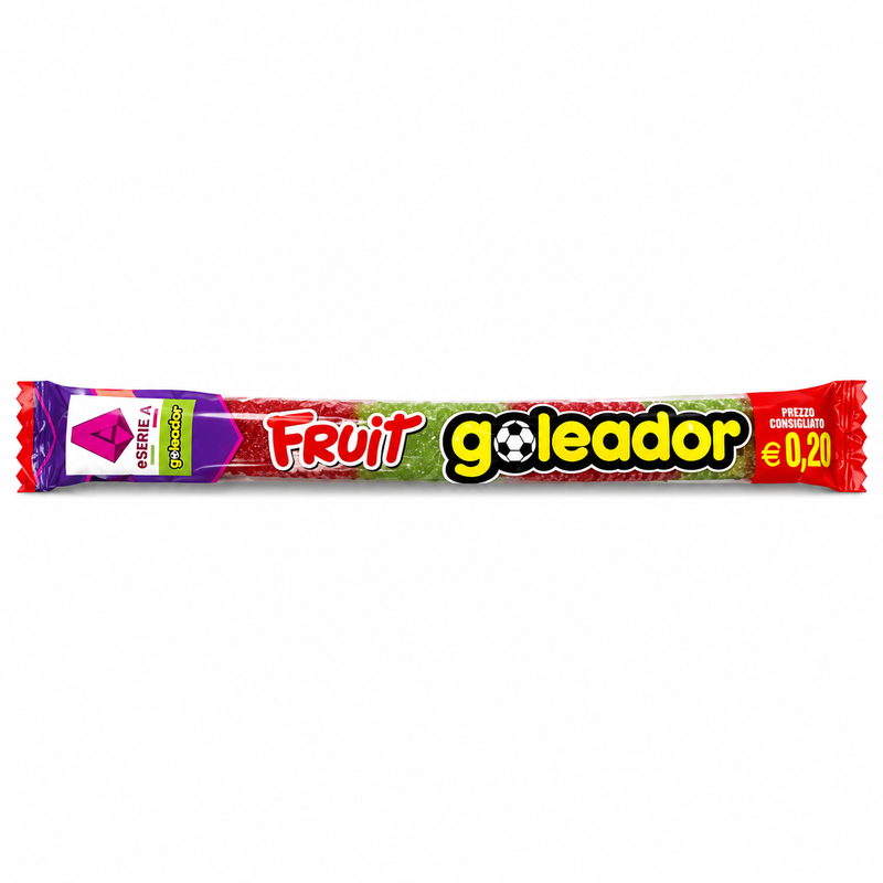 Goleador Fruit Candies Made in Italy - Chewy Candy - Italian Candy Individually Wrapped