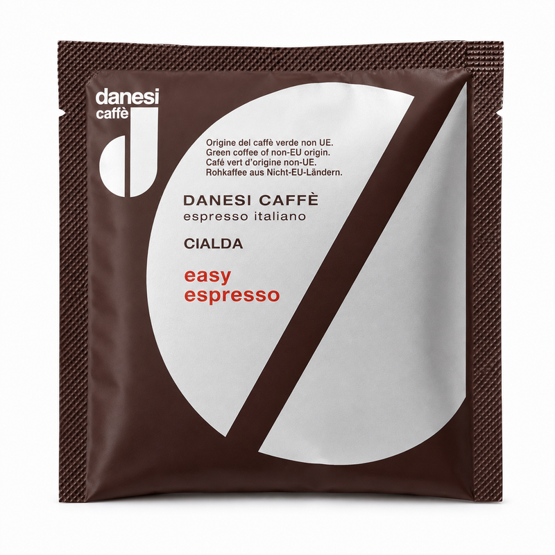 Danesi Caffè Easy Espresso Italian ESE Coffee Pods, 7.5g – 150 Count Case