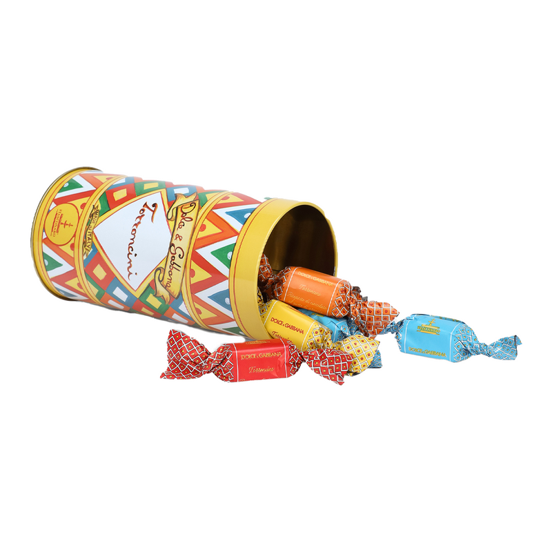 Dolce & Gabbana Fiasconaro Torrone Siciliano Soft Bite Size Torrone Tin, 5.29 oz | 150g