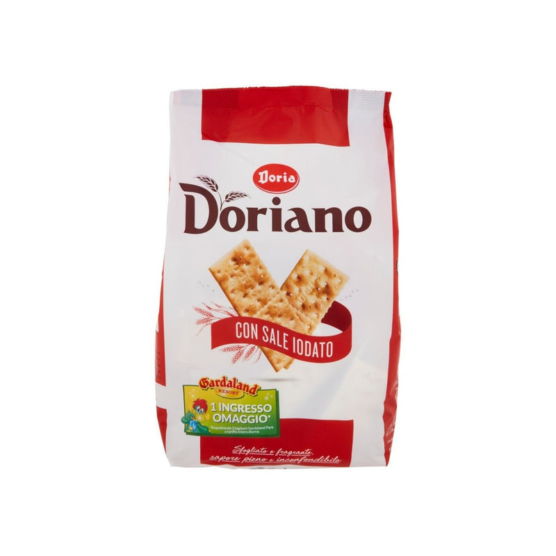 Doriano branded package of crackers on a white background