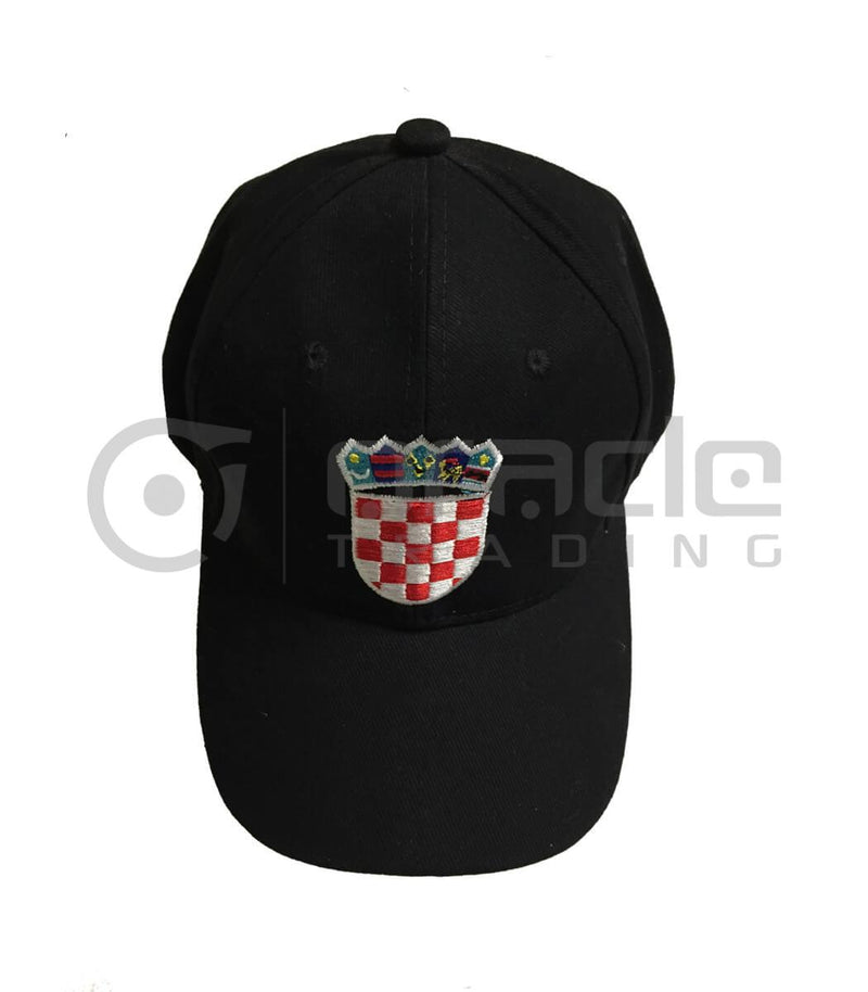 Black Croatia Vintage Hat - Adult Size