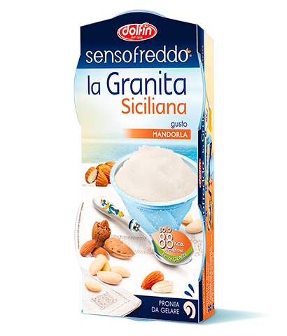 Dolfin Senso freddo Sicilian Granita Mandorla, 2 X 100 Ml