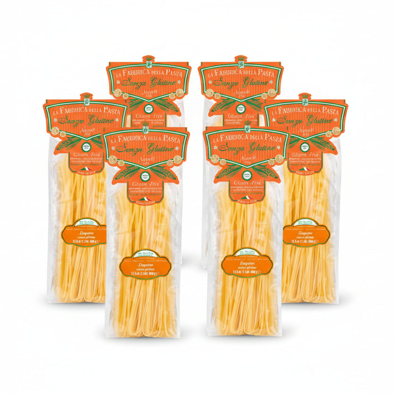 La Fabbrica Della Pasta Gluten Free Linguine a Piett e' Palumm, #103, 17.6 oz | 500g