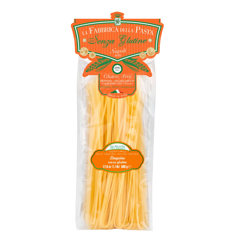 La Fabbrica Della Pasta Gluten Free Linguine a Piett e' Palumm, #103, 17.6 oz | 500g