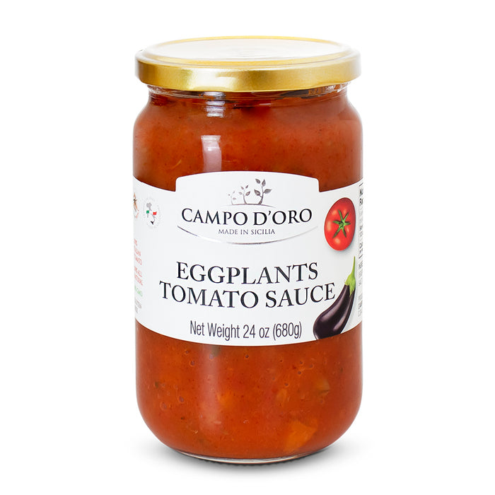 Campo d'Oro Eggplants Tomato Sauce, 24 oz | 680g