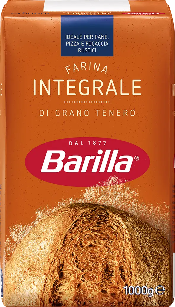 Barilla Whole Wheat Flour, Farina Integrale, 2.2 lb | 1kg