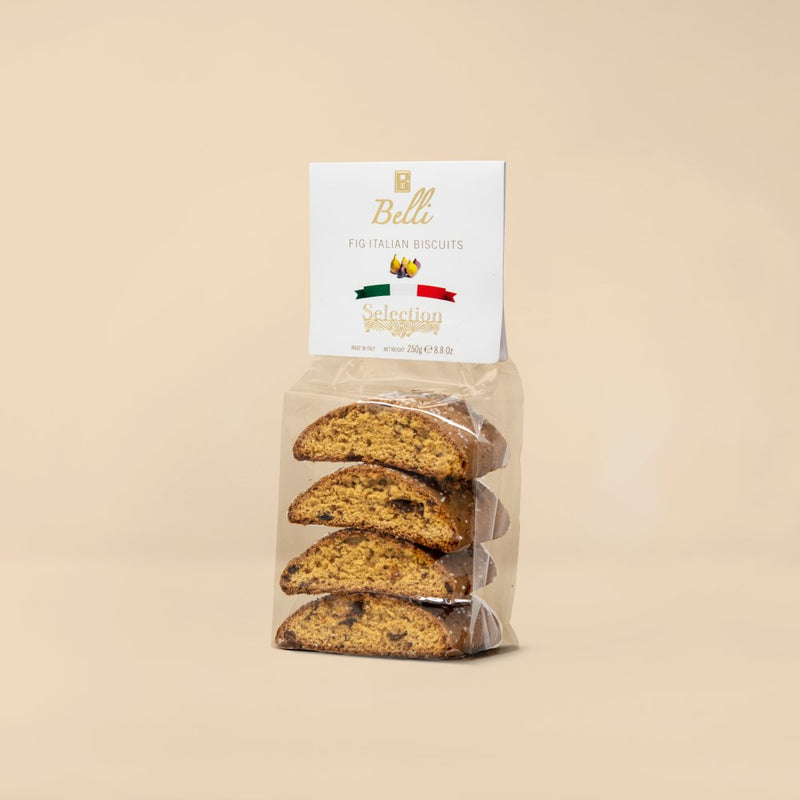Belli Fig Cantuccini, Italian Biscotti, 8.8 oz | 250g