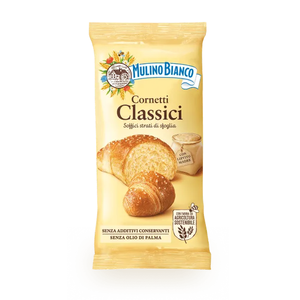 Mulino Bianco Croissant Classic Plain, 6 Pack 240g