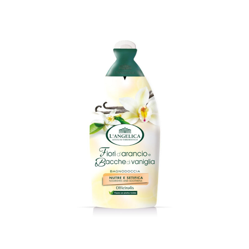 L’Angelica Officinalis Shower Gel – Orange Blossoms & Vanilla Beans, 16.9 oz | 500 ml