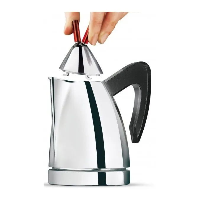 Carlo Giannini Titti Black Handle, Espresso Coffee Maker Aluminium