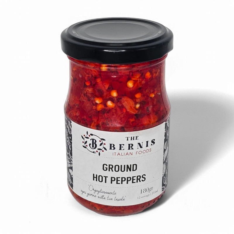 Bernis Crushed Ground Hot Peppers, 180gr