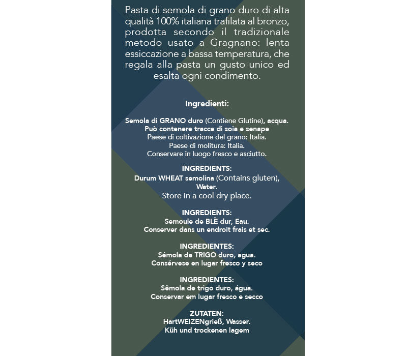 Pastificio Ducato d’Amalfi – Paccheri di Gragnano PGI  17.6 oz (500 g) | Artisan Italian Pasta | PGI Certified