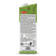 Condorelli Almond Drink with Pistachio 1 liter carton storage instructions and recycling panel on a white background