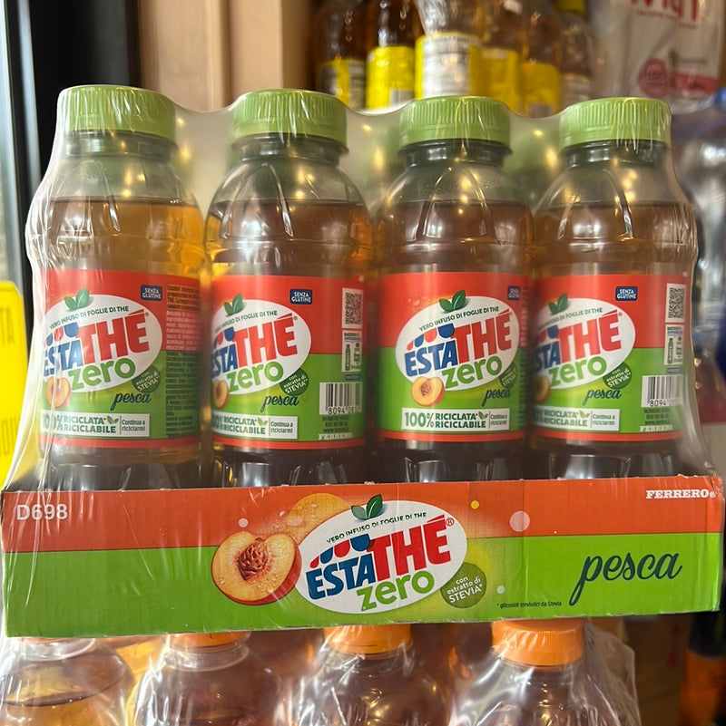 EstaThe ZERO Peach, FULL CASE, 12 x 500 ml