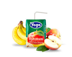 Yoga Optimum 70% Italian Apple & Banana Juice, 3 x 200ml Bricks | Product of Italy