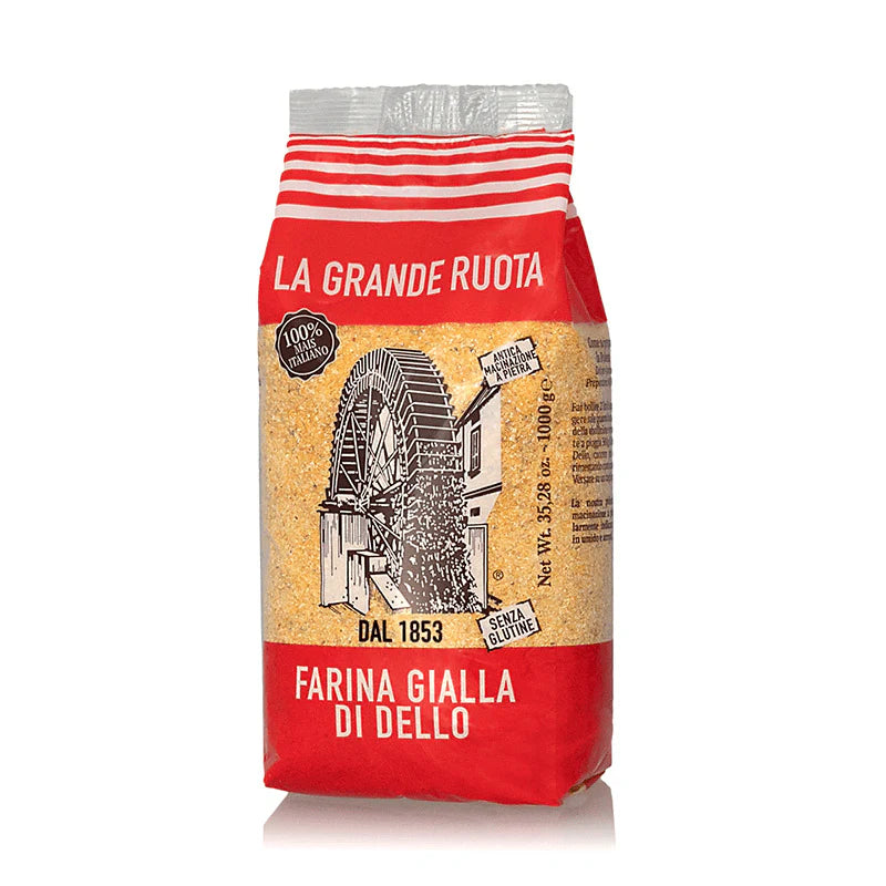 La Grande Ruota Polenta, Ancient Grinding, Gluten Free 100% Italian, 35 oz | 1 kg
