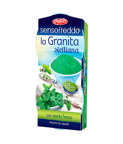 Dolfin Senso freddo Sicilian Granita Mint, 2 X 100 Ml