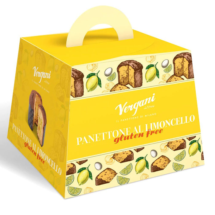 Vergani Gluten Free Panettone with Limoncello Cream, 1 lb 5.2 oz | 600g