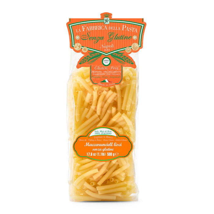 La Fabbrica Della Pasta Gluten Free Maccaruncelli Lisci, #118GF, 17.6 oz | 500g