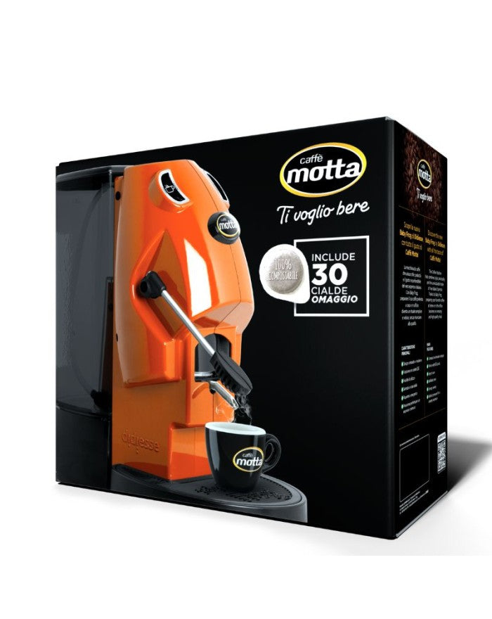 Caffe Motta Orange,  Didiesse BABY Frog ESE Espresso POD Machine, 120 Volt