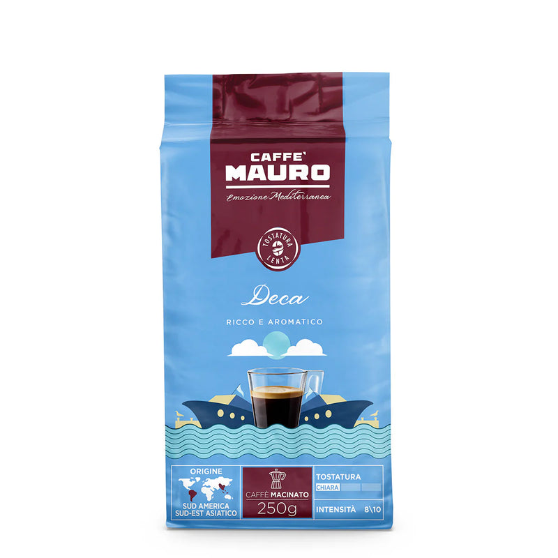 Caffe Mauro Ground Decaffeinated, 8.8 oz | 250g