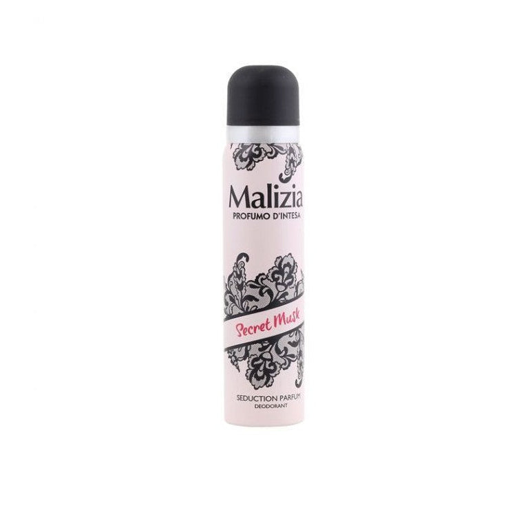 Malizia Secret Musk Parfum Deodorant Spray – 3.4 fl oz (100ml)