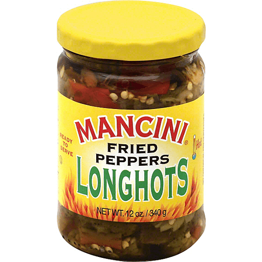 Mancini Fried Peppers LONGHOTS, 12 oz | 340g