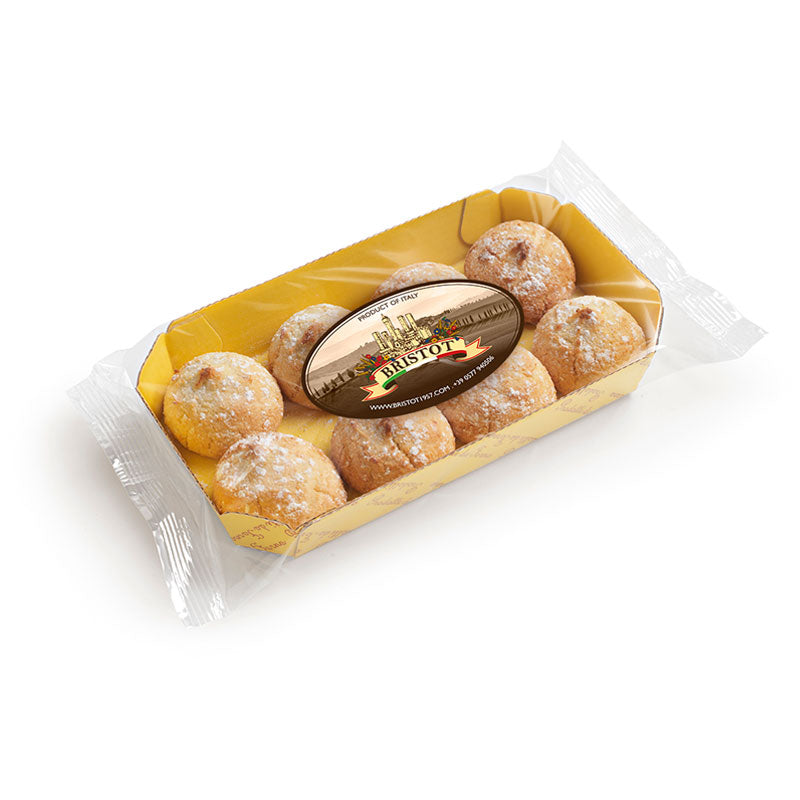 Bristot Almond Paste Cookies with Strawberry Jam, Delizia Fragola,  7 oz | 200g