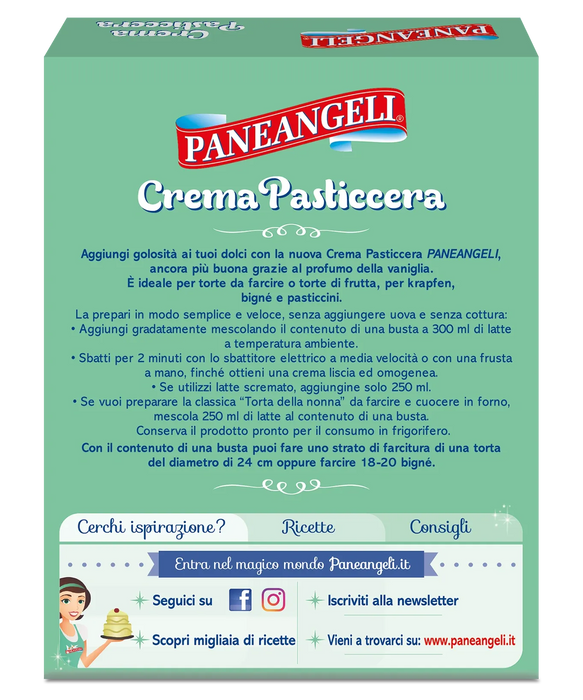 Paneangeli Custard Cream, Crema Pasticcera, 5.2 oz | 150g