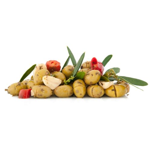 Morabito Calabrian Schiacciatelle Olives,Olive Schiacciatelle Calabresi, 5 lb 8 oz Drained Wt.