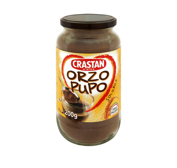 Crastan Orzo Pupo  INSTANT BARLEY COFFEE 200g Jar