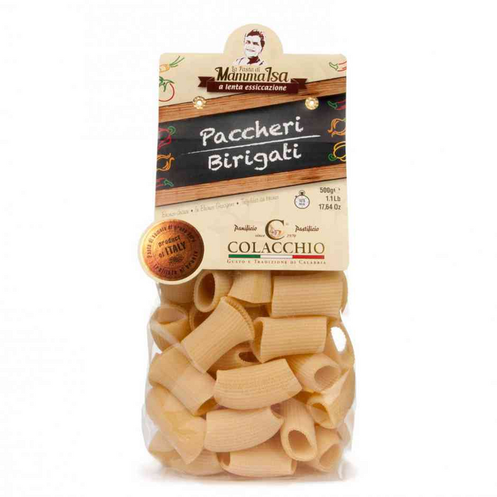 Colacchio Paccheri Birigati Pasta, 17.64 oz | 500g