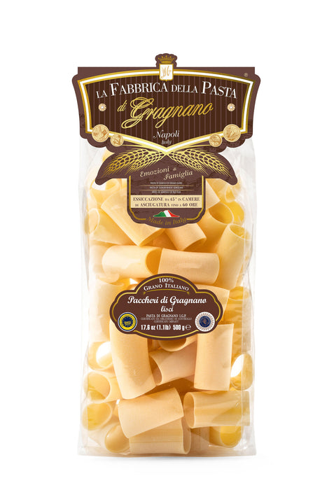 La Fabbrica i Paccheri di Gragnano, #538, 17.6 oz | 500g