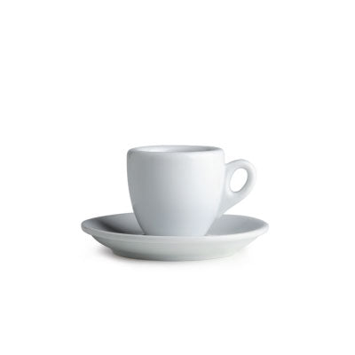 Nuova Point Palermo Cups and Saucers, Set of 6, Made in Italy