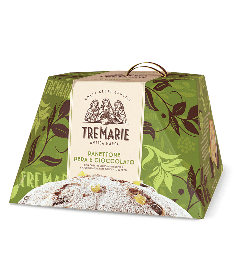 Tre Marie Panettone With Pear and Chocolate, 32.8 oz | 930g