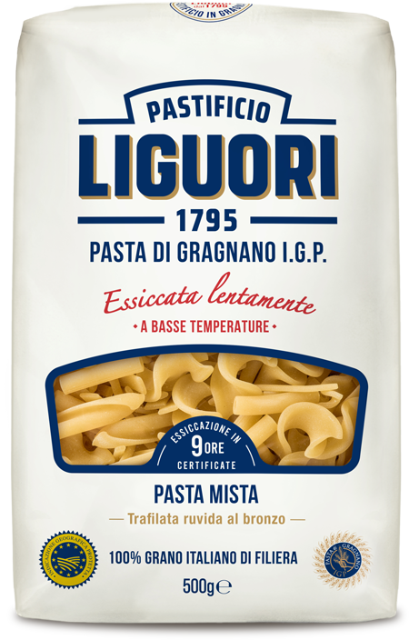 Liguori Pasta Mista, Mixed Pasta #39, Pasta di Gragnano I.G.P., 1 lb | 453g