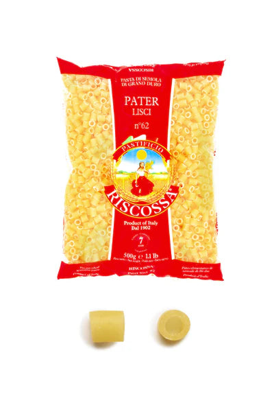 Riscossa Pater Lisci Pasta, #62, 16 oz | 454g