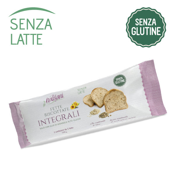 Natisani Fette Biscottate Gluten Free Whole Buckwheat, Rusks, 3.88 oz