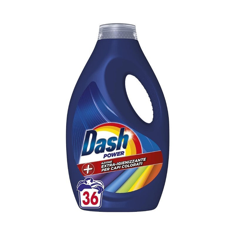 Dash Liquid Power Sanitizing Color Laundry Detergent 36 Loads, 1800 ml ...